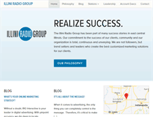 Tablet Screenshot of illiniradio.com